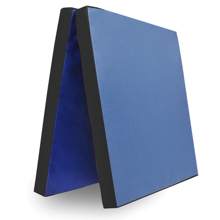 Grevinga® Klappbare Weichbodenmatte | BLAU - SCHWARZ | RG 35 kg/m³ 200 x 100 x 6 cm, 200 x 100 x 6 c