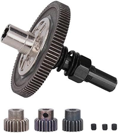 Dilwe RC Car Gear Set, 91T Big Gear mit 17T, 19T, 21T Ritzel, Kompatibel für Arrma Senton 1/10, für