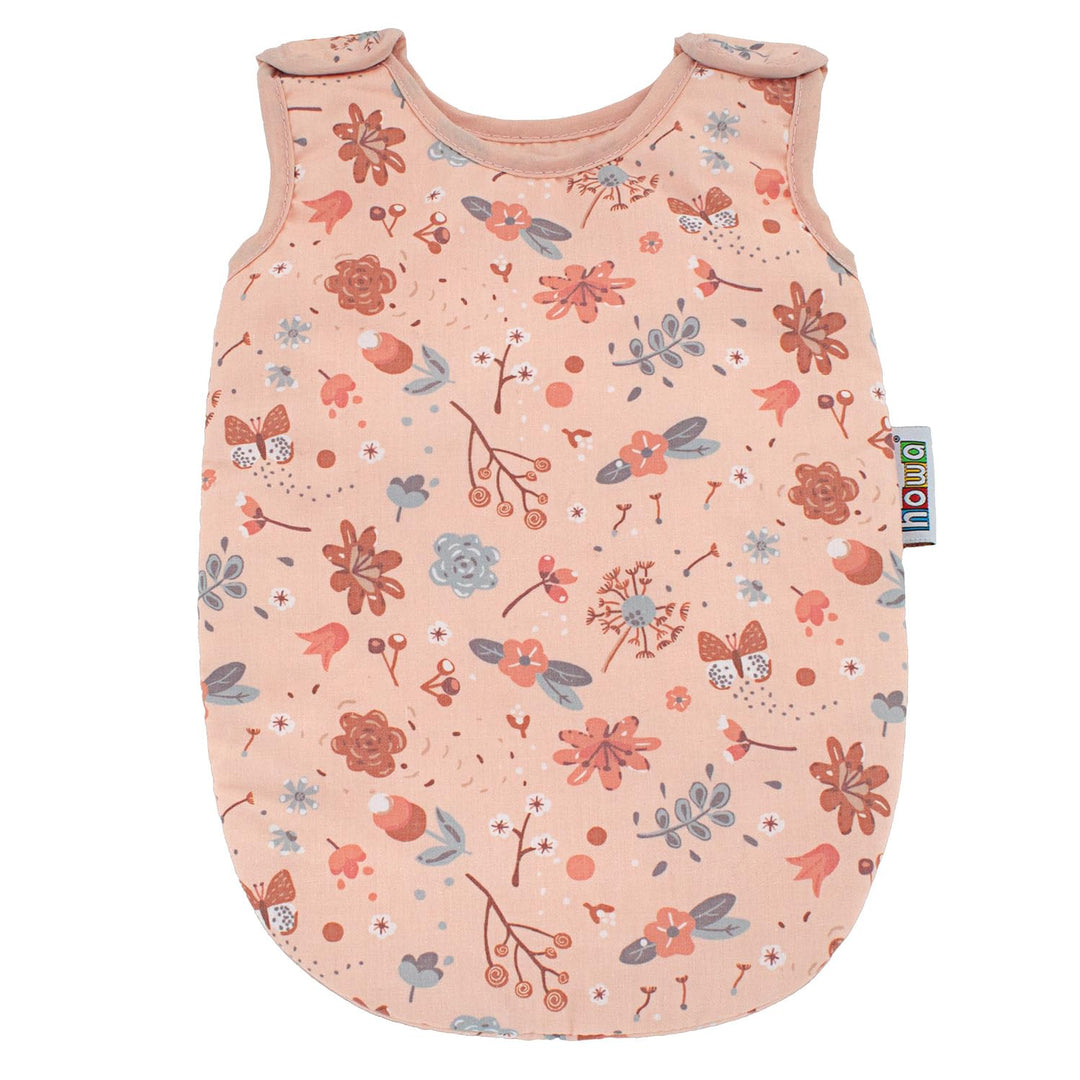 howa Puppenschlafsack für Puppen bis 48 cm – Puppenzubehör Schlafsack für Puppe – weicher, gepolster