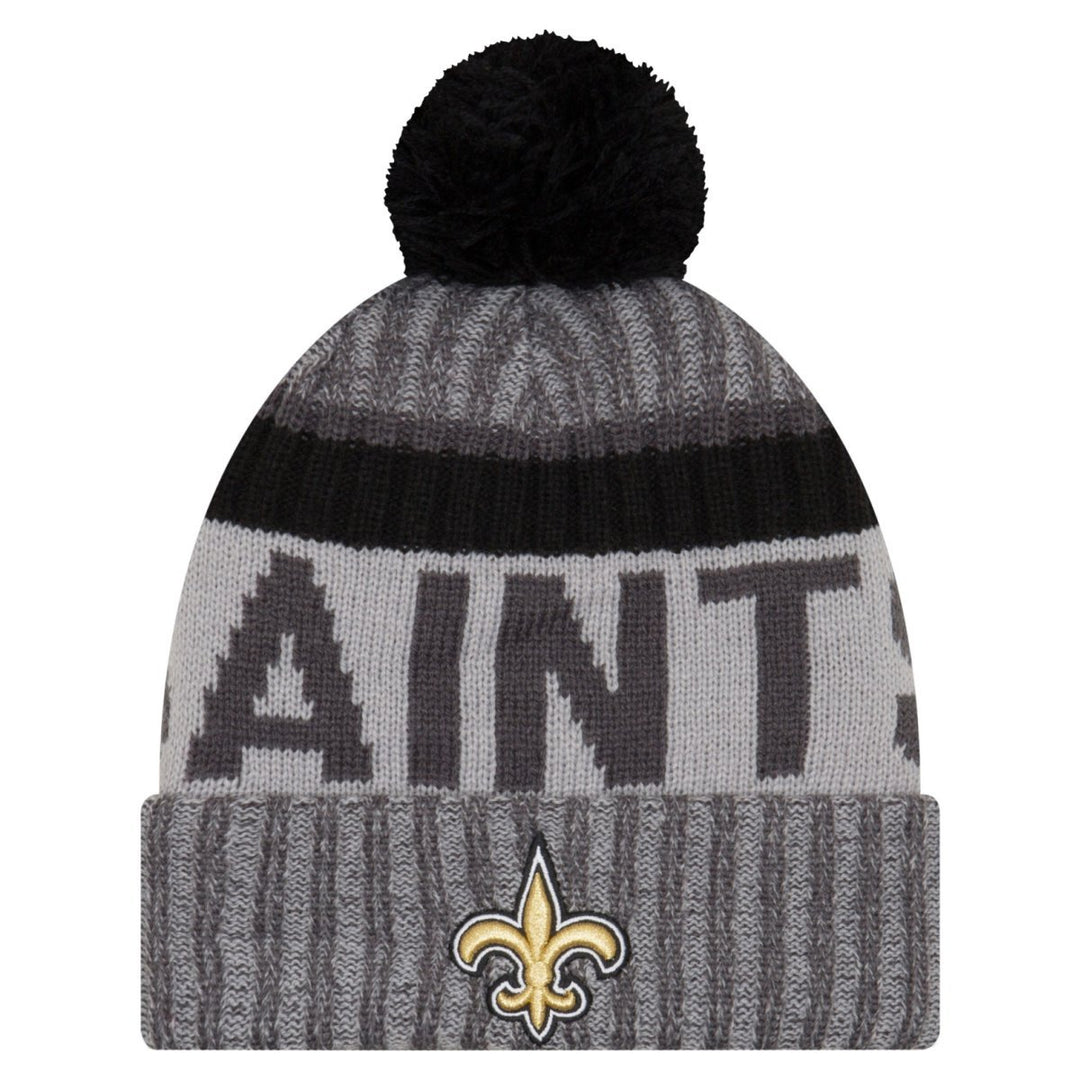 New Era NFL Sideline 2017 Bobble Mütze - New Orleans Saints