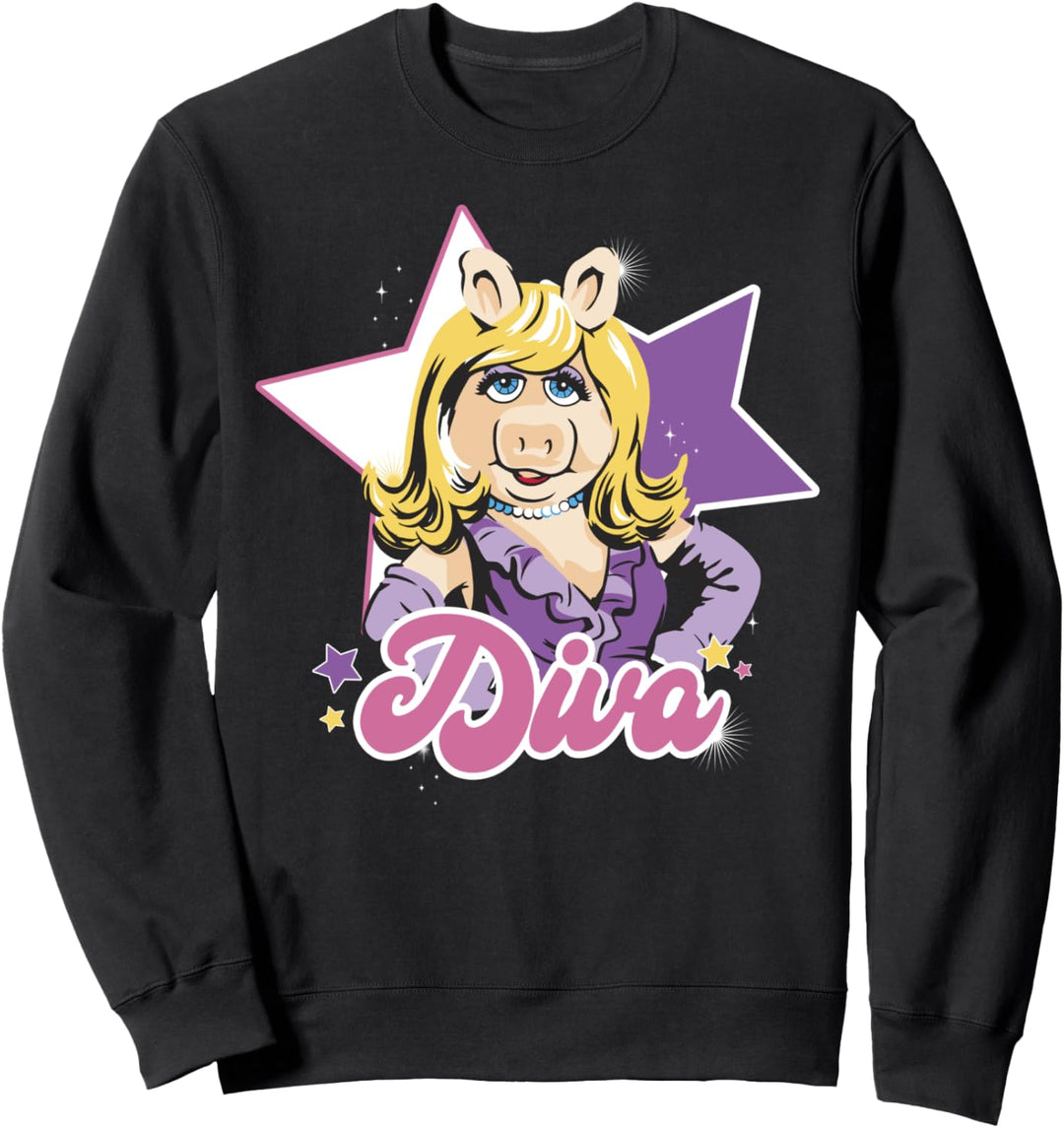 Disney The Muppets Miss Piggy Diva Portrait Sweatshirt