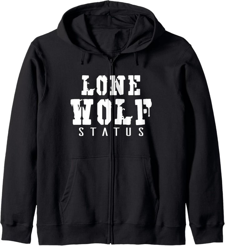 Lone Wolf Status - Funny Introvert Kapuzenjacke