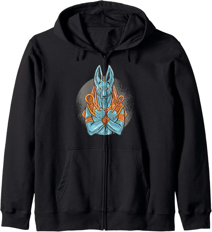 Anubis ägyptischer Gott des Todes Anubis Kapuzenjacke