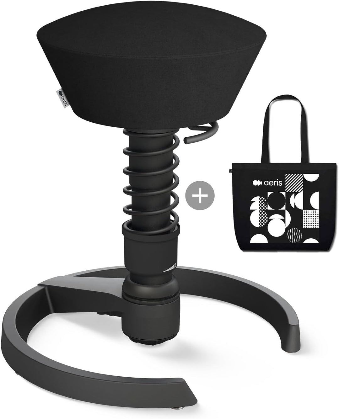 aeris Swopper – Ergonomischer Hocker – Bürohocker höhenverstellbar – Vielseitiger Sitzhocker für ein