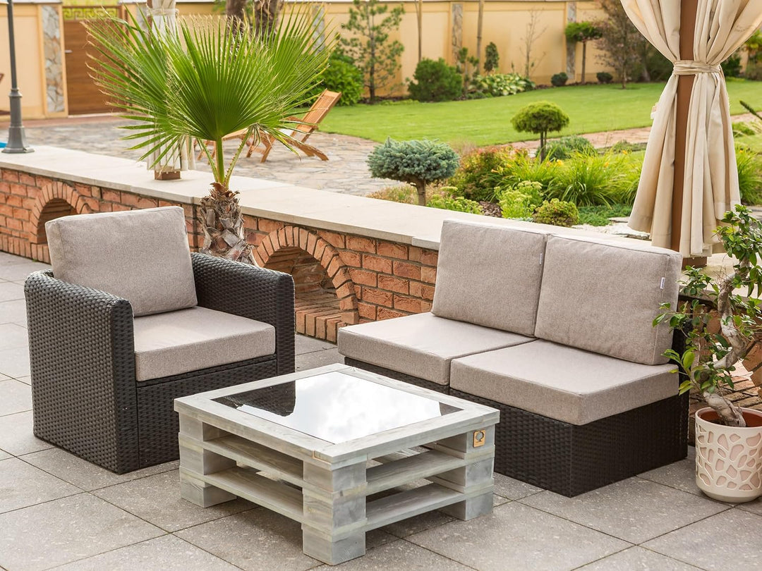 Bjird Gartenkissen Sitzauflage auf Gartenmöbel, Rattan, Gartenpolster Polsterauflagen auf Rataanmöbe