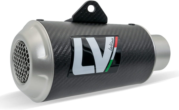 Endschalldämpfer LeoVince SLIP-ON SBK LV-10, Carbon, Edelstahl Kappe, mit Zulassung für Kawasaki Z 9