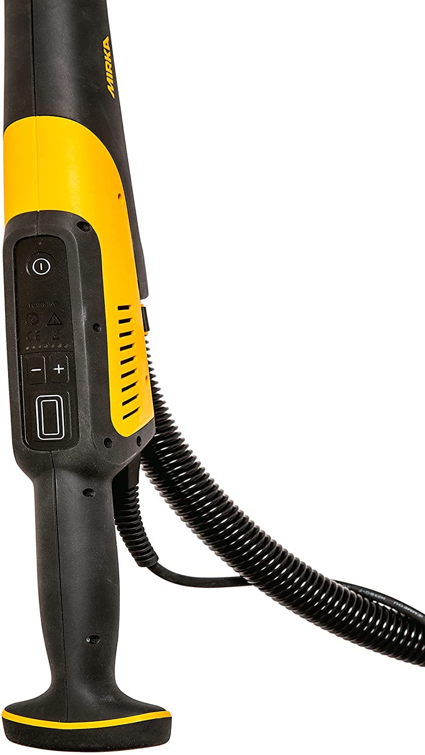 Mirka LEROS Exzenterschleifer, Wand- und Deckenschleifer mit 180° Schleifkopf-Flexibilität (Ø 225 mm