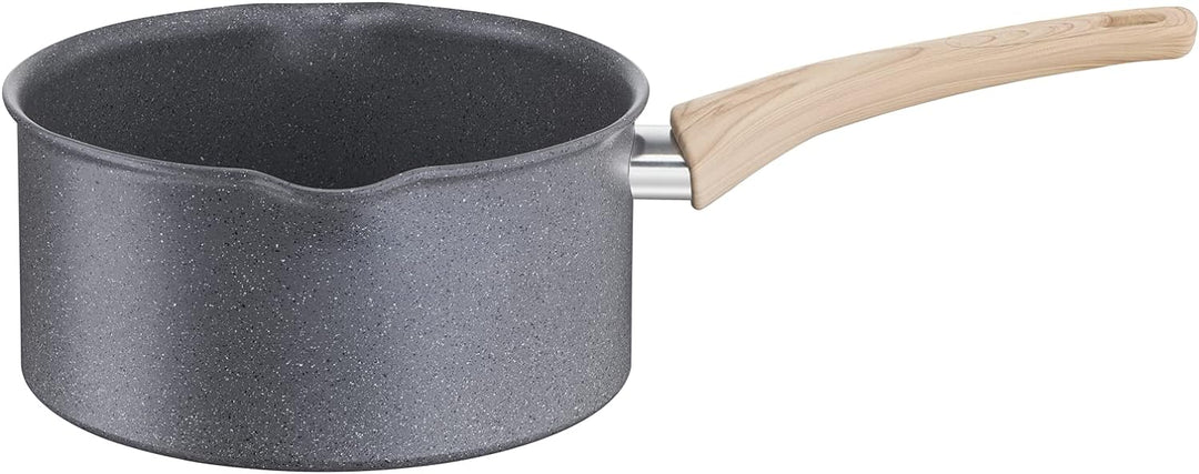 Tefal Natural Force Stielkasserolle, 20 cm, 3 l, Grau 20 cm Kochtopf, 20 cm Kochtopf