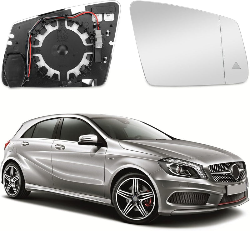 Spiegelglas Ersatz für Mercedes-Benz A B C E S-Class W176 W246 W204 W212 A207 C207 C216, Toter-Winke