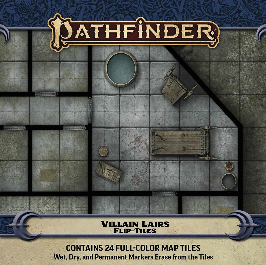 Pathfinder Flip-Tiles Villain Lairs Set