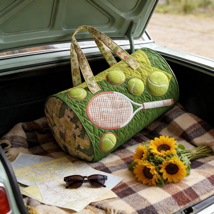 Hippie Van Quilted Duffle Bag – Boho Wochenendtasche - Bus Design Handliche Reisetasche Damen Weeken