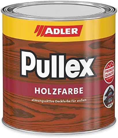 ADLER Pullex Holzfarbe - deckende Wetterschutzfarbe für Sanierung und Neuanstrich mit Schutz vor Blä