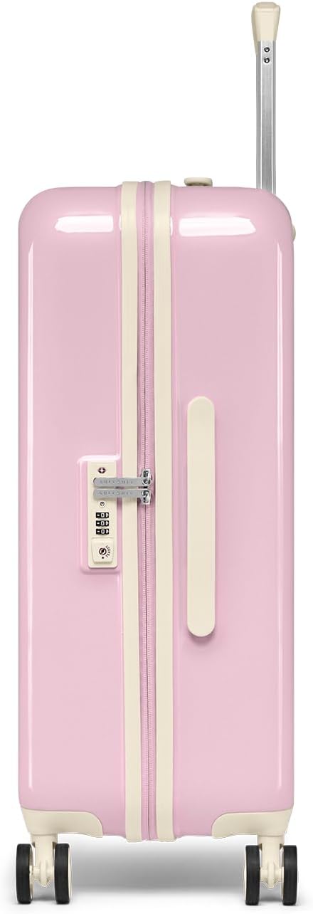 SUITSUIT Fabulous Fifties – Reisekoffer mit 4 Rollen – 66 cm – 59L – Rosa Pastell Pink Dust M, Pink