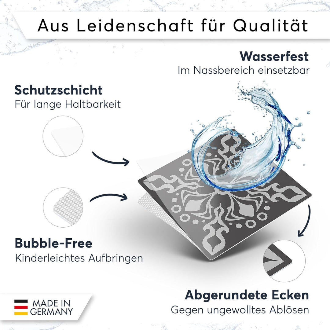 CREATISTO Mosaik Klebefliesen Stickerfliesen Fliesenfolie - Stylische Sticker Aufkleber für Fliesen