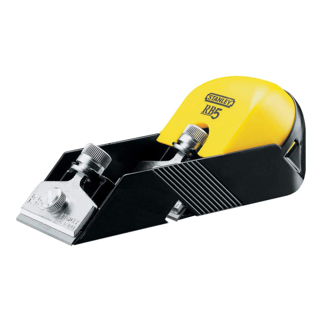 Stanley Universalhobel RB 5 (glatte Sohle, geschliffene Seiten, Feineinstellung, sechs Hobelklingen)
