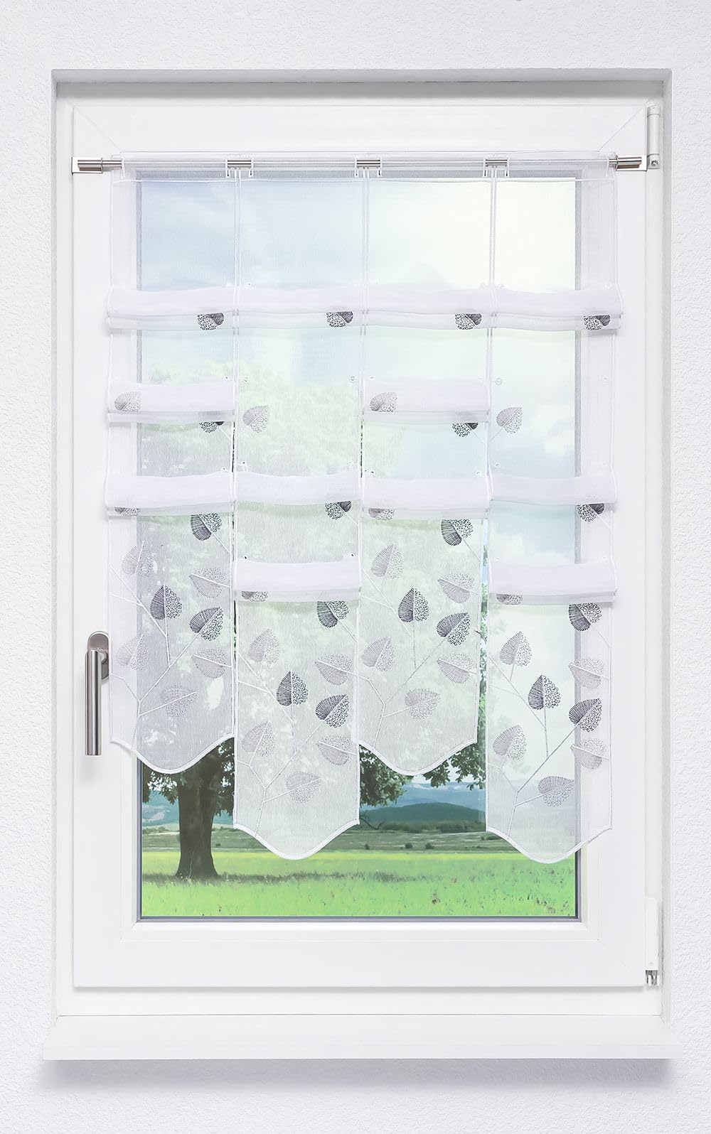 Panneaux Designblätter (BxH) 64x140cm in grau 64 x 140 cm (B x H) Grau 1, 64 x 140 cm (B x H) Grau 1