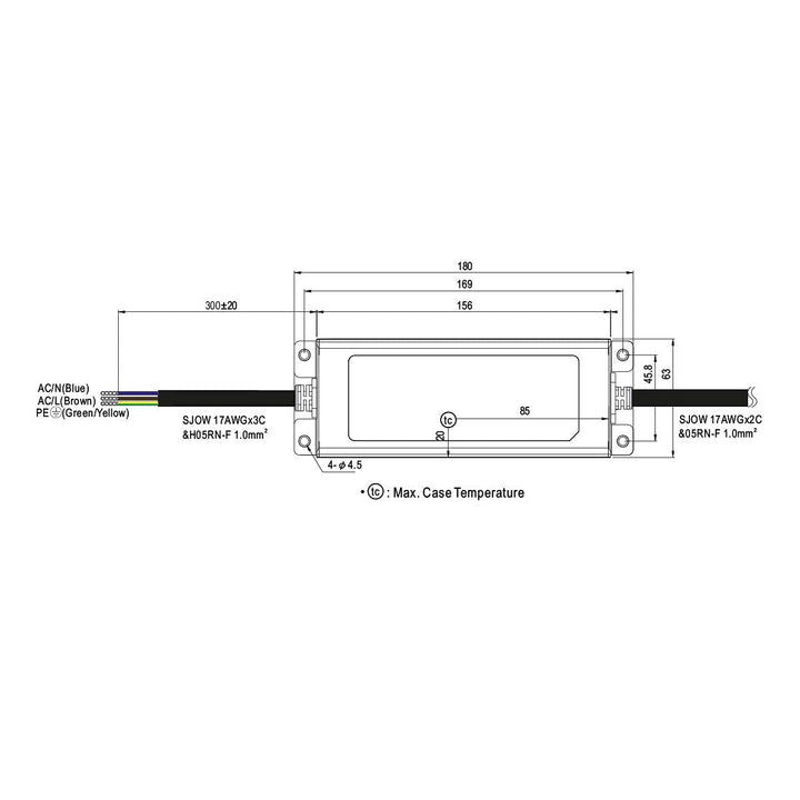 Mean Well ELG-75-24DA-3Y LED Netzteil dimmbar DALI 75.6W 24V 3.15A IP67 Schaltnetzteil CV