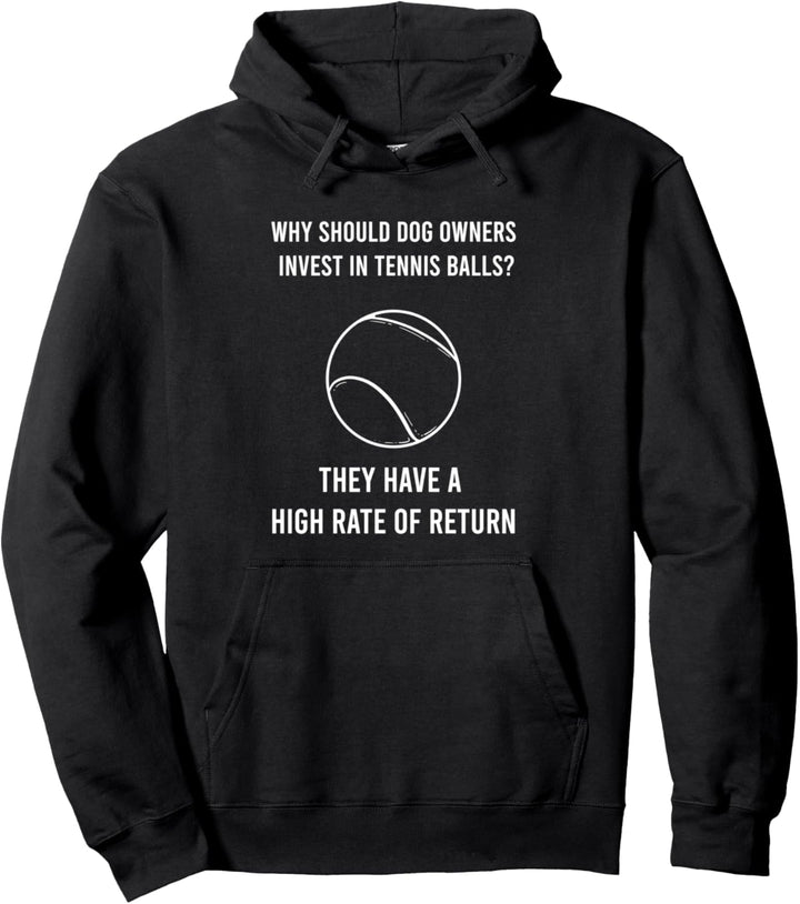 Hundetennisball Tennisspieler Pullover Hoodie