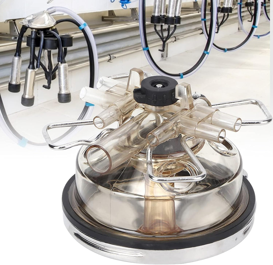 Mumusuki 350cc Farm Milking Claw Milk Collector Tool Zubehör für Melkmaschinen Ersatz-PC-Material fü