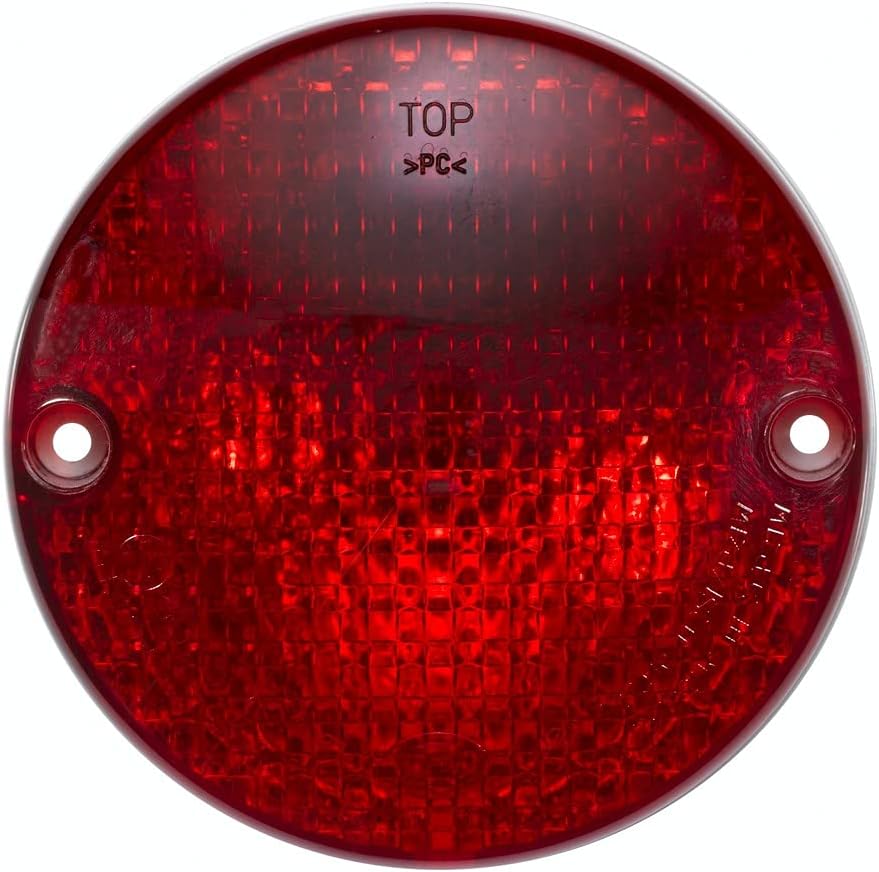 HELLA Rückleuchte - Glühlampe - 12V - Einbau - CCC/ECE - Lichtscheibenfarbe: rot - Stecker: Flachste