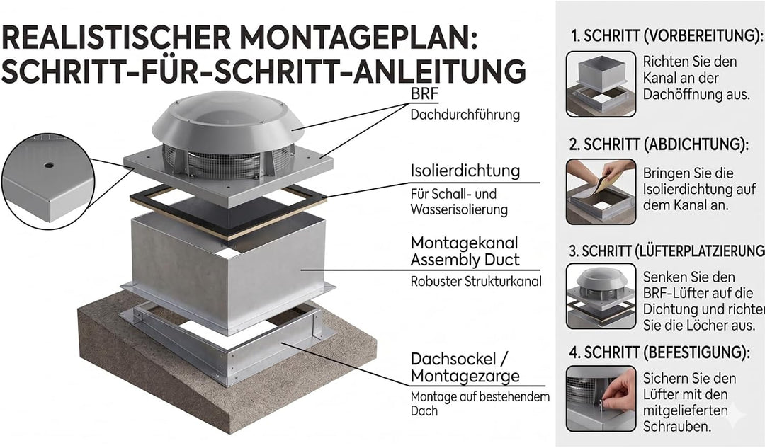 BVN VENTILATION SYSTEMS &amp; ELECTRICAL MOTORS BRF Dachlüfter Dachventilator Turbine Windbetrieben | Ed