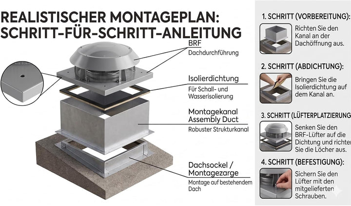BVN VENTILATION SYSTEMS &amp; ELECTRICAL MOTORS BRF Dachlüfter Dachventilator Turbine Windbetrieben | Ed
