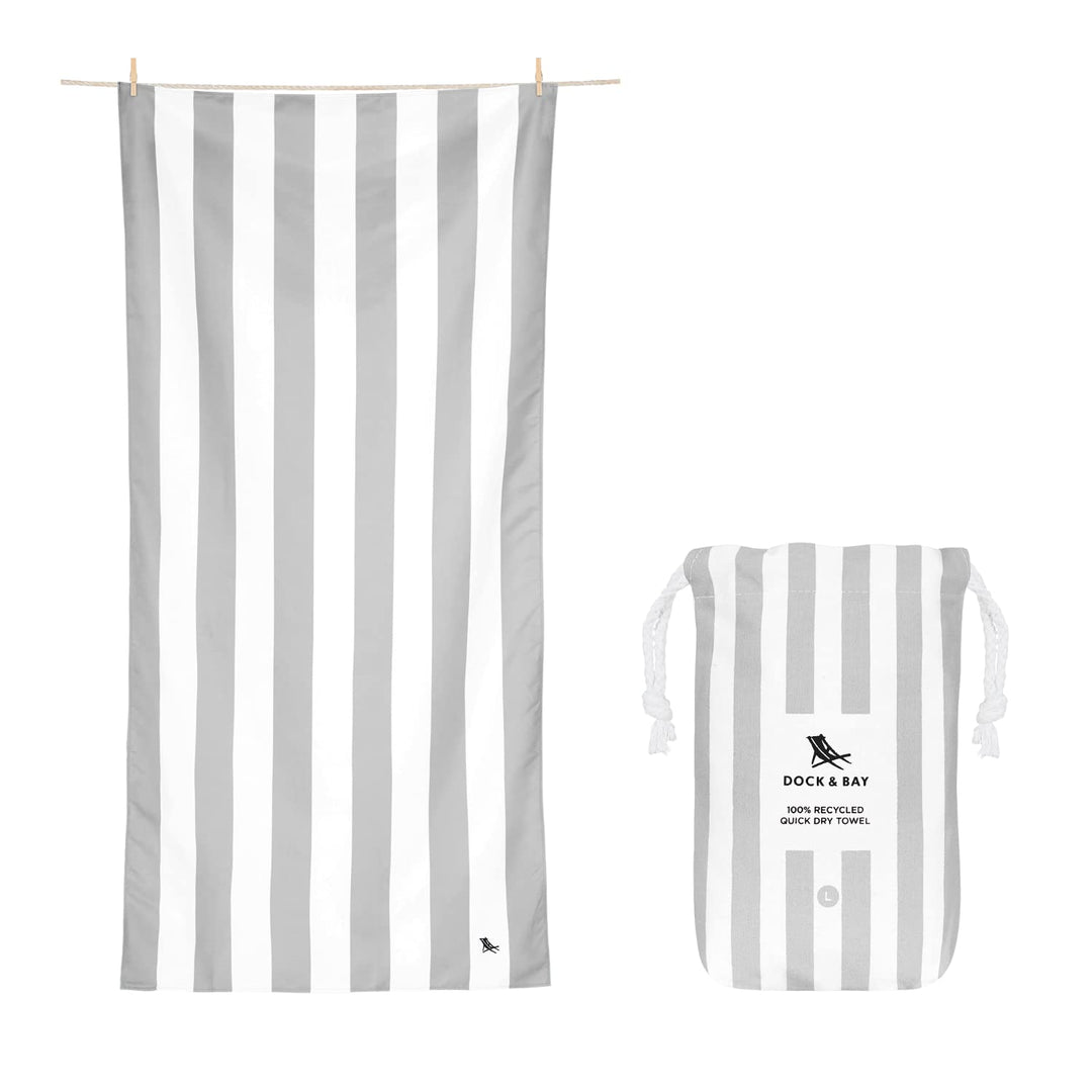 Dock &amp; Bay Strandhandtuch - Schnell trocknende Mikrofaser, ohne Sand - Kompakt, Leicht - 100% recyce