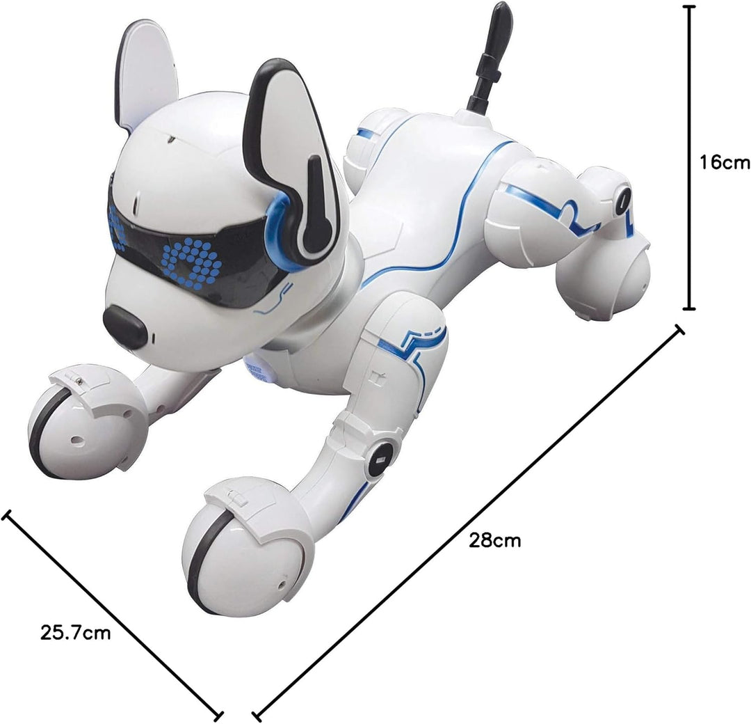 Lexibook - Power Puppy Programmierbarer Roboter-Hund mit Fernbedienung, Tanz, Yoga, Trainingsfunktio