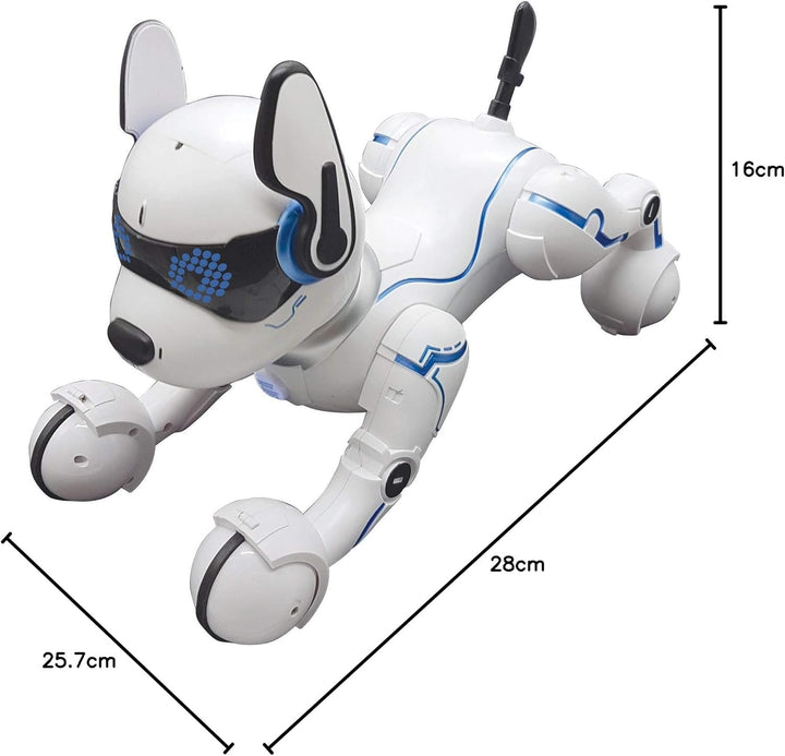 Lexibook - Power Puppy Programmierbarer Roboter-Hund mit Fernbedienung, Tanz, Yoga, Trainingsfunktio