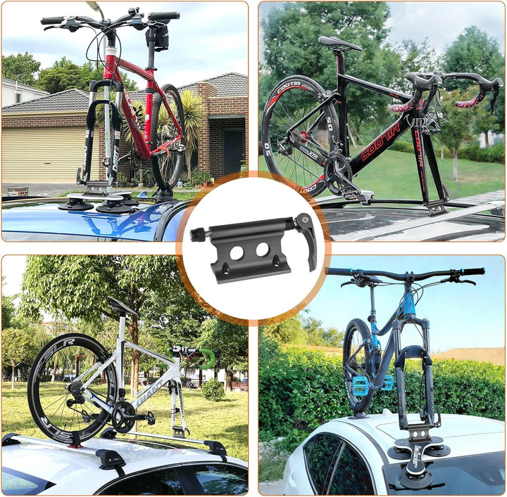 2 Stück Fahrrad Gabelhalterung Schnellspanner Aluminiumlegierung Fahrradgabelhalterung Vorderradgabe