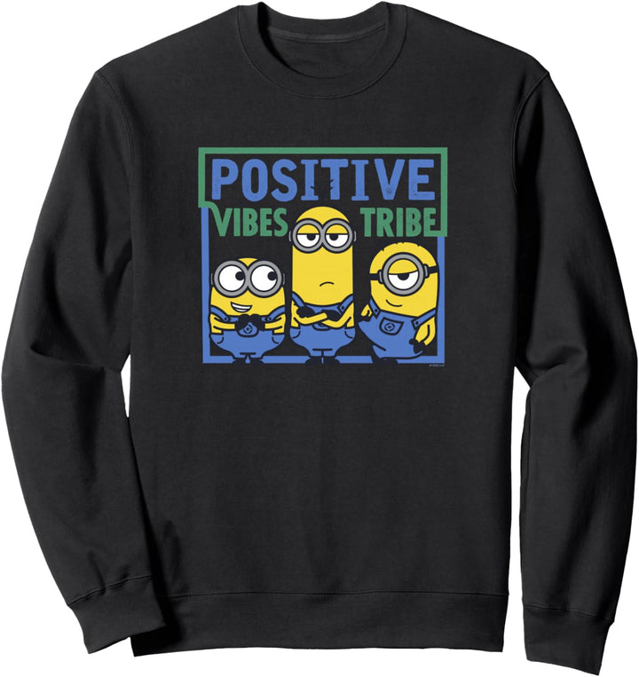 Minions Positive Vibes Tribe Group Shot Sweatshirt