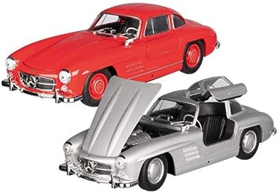 GOKI - Mercedes Benz 300 SL in Metall, 1:24, L= 19 cm Spielzeugzug und Zubehör, Farbe (mehrfarbig) (