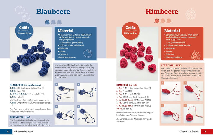 Häkel Köstlichkeiten - Amigurumis für Spielküche und Kaufladen: Buntes Obst und Gemüse mit einfachen
