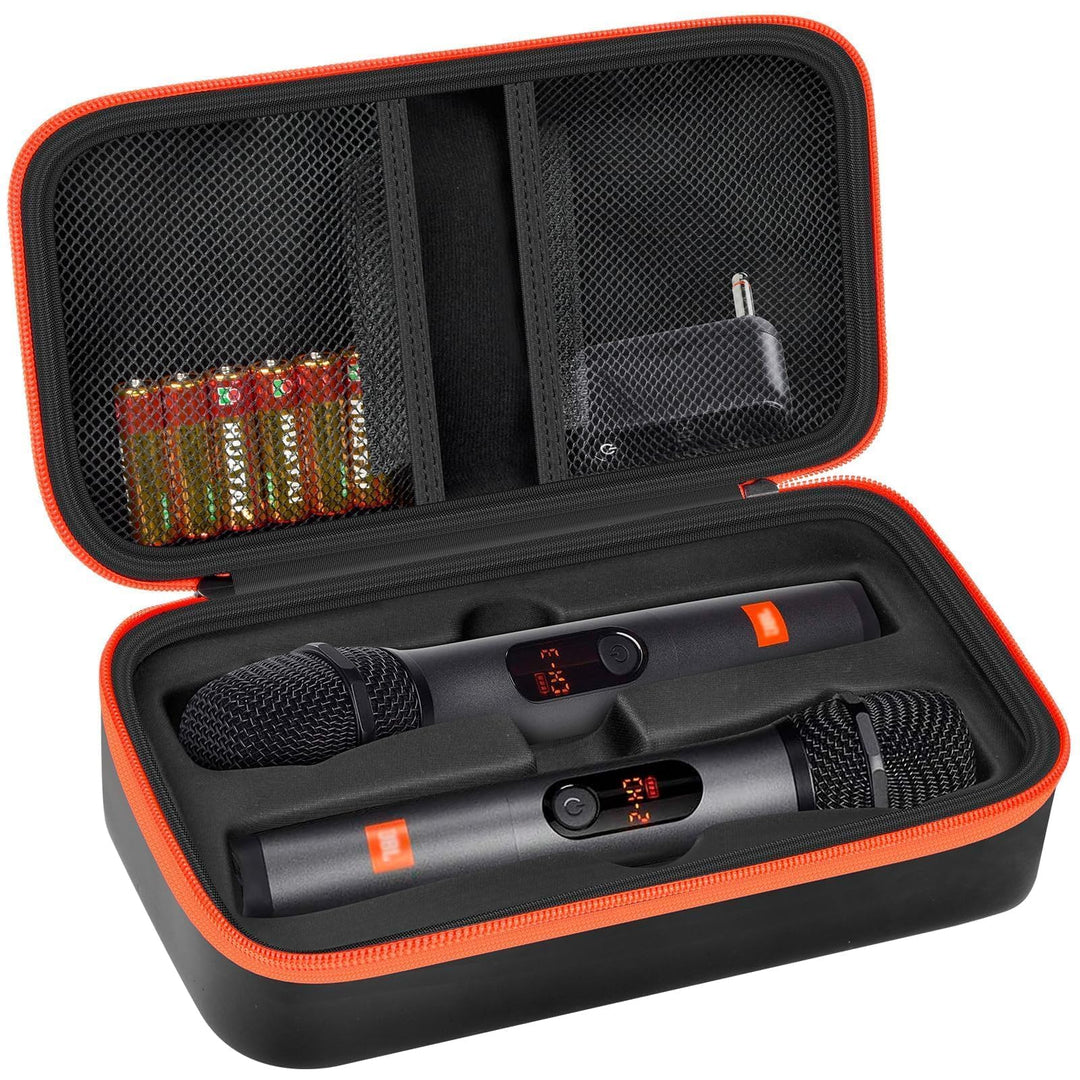 Tragetasche für kabelloses Mikrofon, kompatibel mit JBL Wireless Dual-Mikrofonsystem, Tasche für Han