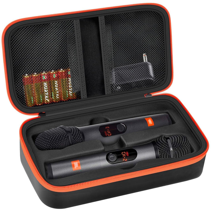Tragetasche für kabelloses Mikrofon, kompatibel mit JBL Wireless Dual-Mikrofonsystem, Tasche für Han