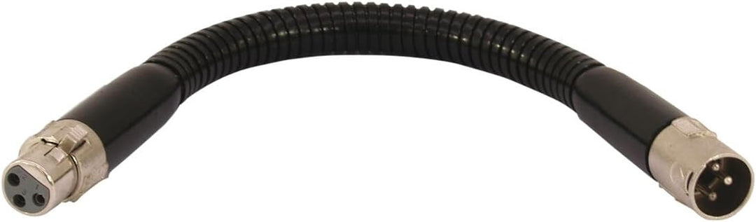 OMNITRONIC Gooseneck black XLR/XLR, 47cm