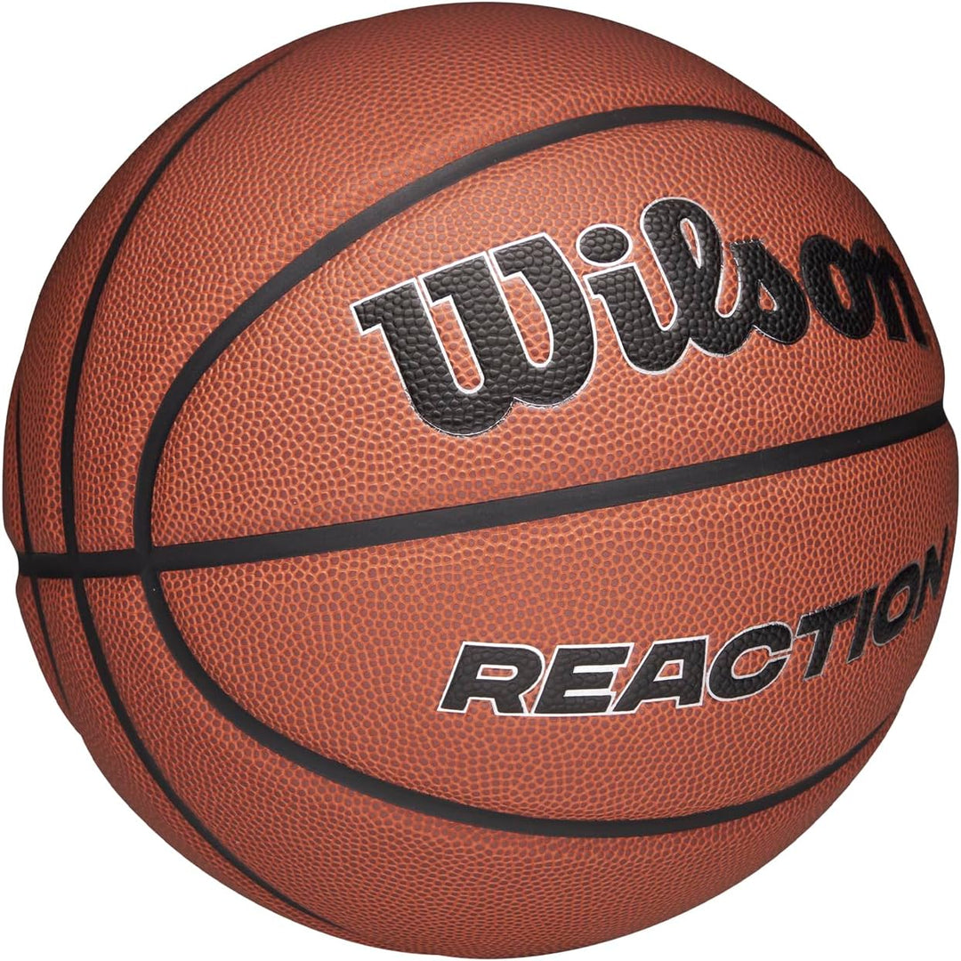 Wilson Reaction Plus Basketball, Aus langlebigen Verbundmaterialien mit tiefem Kanaldesign 7, 7