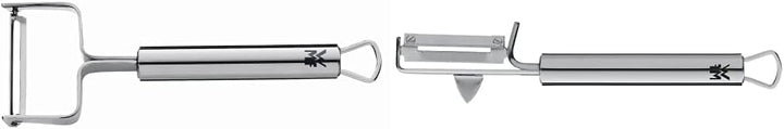 WMF Profi Plus Sparschäler 17 cm, Gemüseschäler rostfrei, Cromargan Edelstahl teilmattiert & Profi P