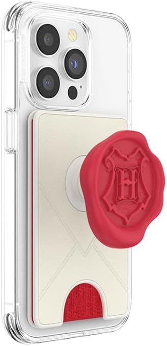 PopSockets: PopWallet+ mit Integriertem Austauschbarem PopTop für Smartphones und Tablets - Hogwarts
