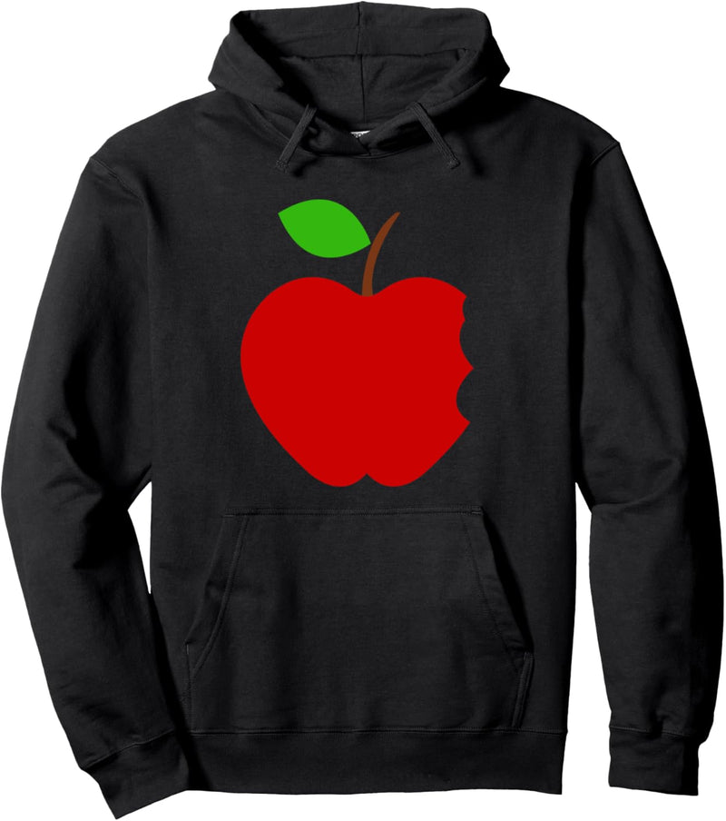 Apfel gebissen Pullover Hoodie