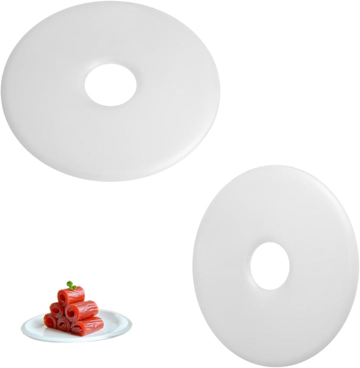 2 Stück Obstdörrgerät, Dörrgerät, Trocknertablett, Silikon-Fruchtrollenblätter, wiederverwendbare Tr