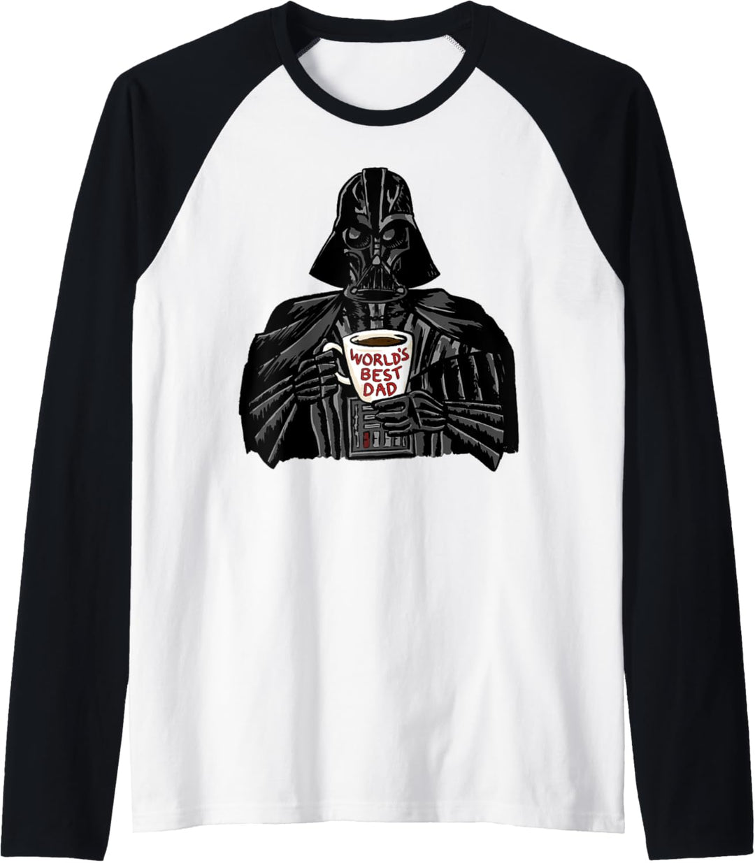 Star Wars Vatertag Darth Vader Weltbester Vater Tasse Raglan
