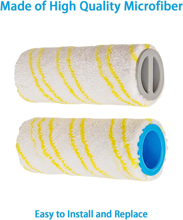 Ersatzrollen Zubehör für Kärcher FC 8 FC8 Smart Cordless Bodenreiniger Mikrofaser Rollen Staubsauger