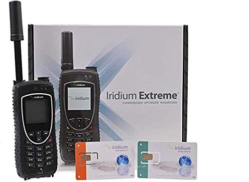 Iridium 9575 Extreme Satellitentelefon mit einem kostenlose Prepaid-SIM-Karte