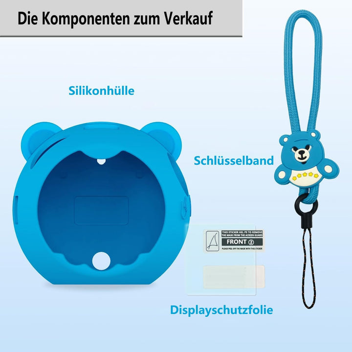 Silikonhülle für Punirunes Interaktives Digitales Haustier Spielzeug,Schutzhülle für Punirunes virtu