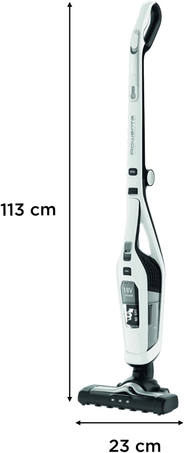 Rowenta RH6737 Dual Force 2-in-1 kabelloser Akku-Stabstaubsauger | integrierter Handstaubsauger | kl