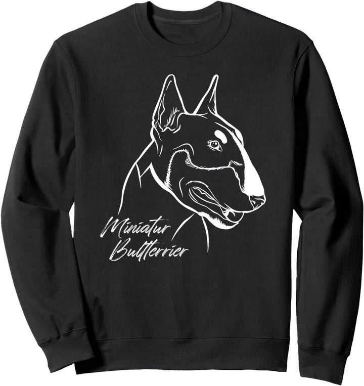 Schönes Hund Bullterrier Bully Miniatur Bullterrier Sweatshirt