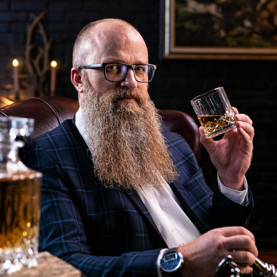 WHISISKEY Whiskey Karaffe Set - Whiskey Geschenkset - Geschenke für Männer - Männergeschenke Geschen