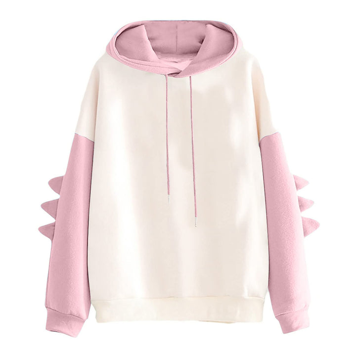 Hoodie Teenager Mädchen Kapuzenpullover Kawaii Dino Sweatshirt mit Kapuze Warme Pullover Niedlich Pl