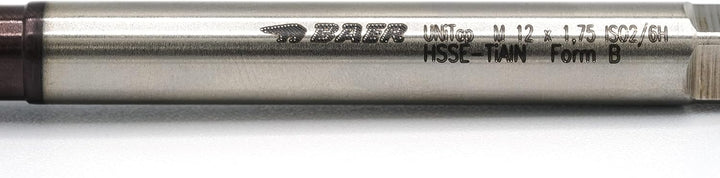 Baer Maschinengewindebohrer UNiTap HSSE TiAIN M12 Form B Gewindeschneider - Grösse M 12 x 1,75 - DIN